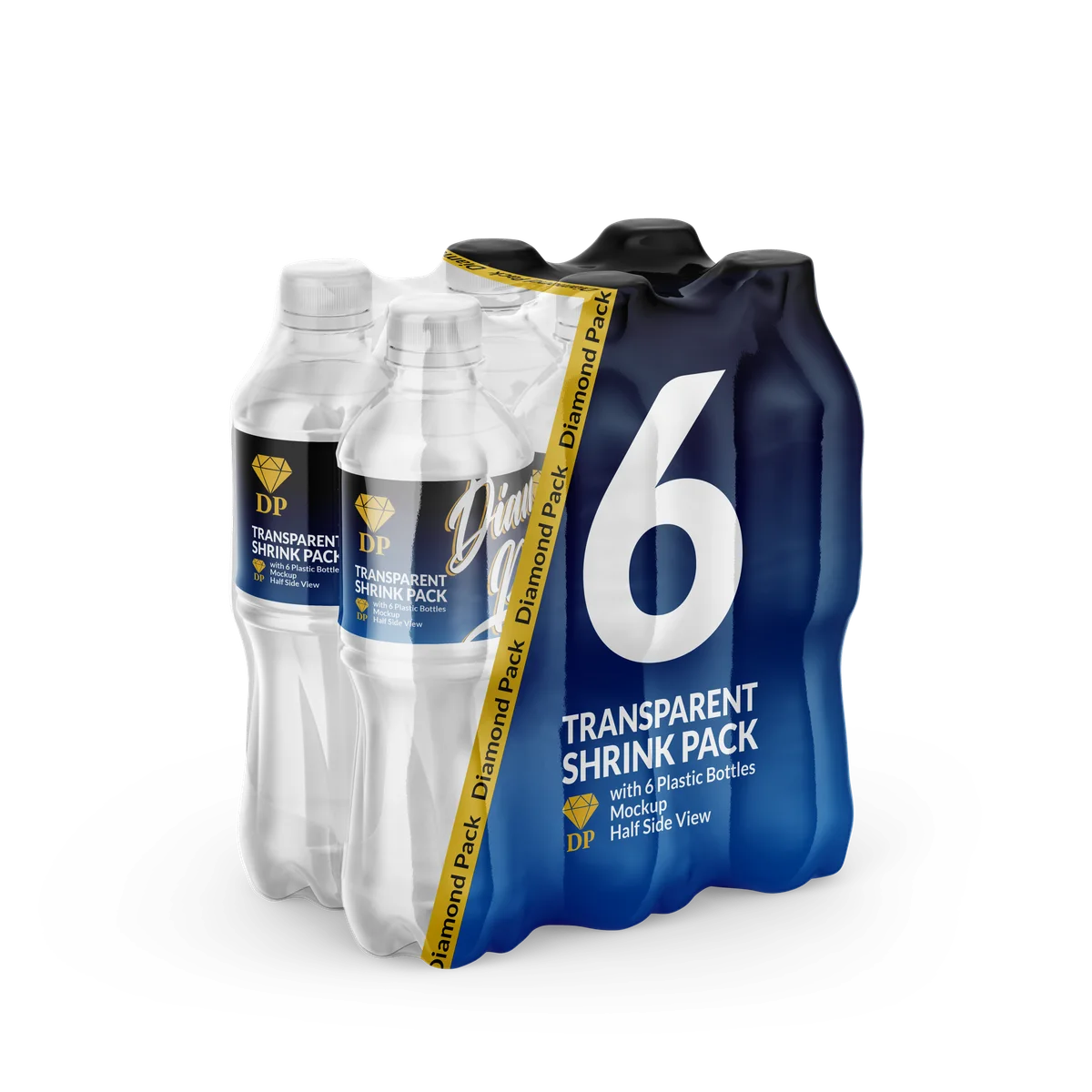 Diamond Pack six-bottle shrink film concept